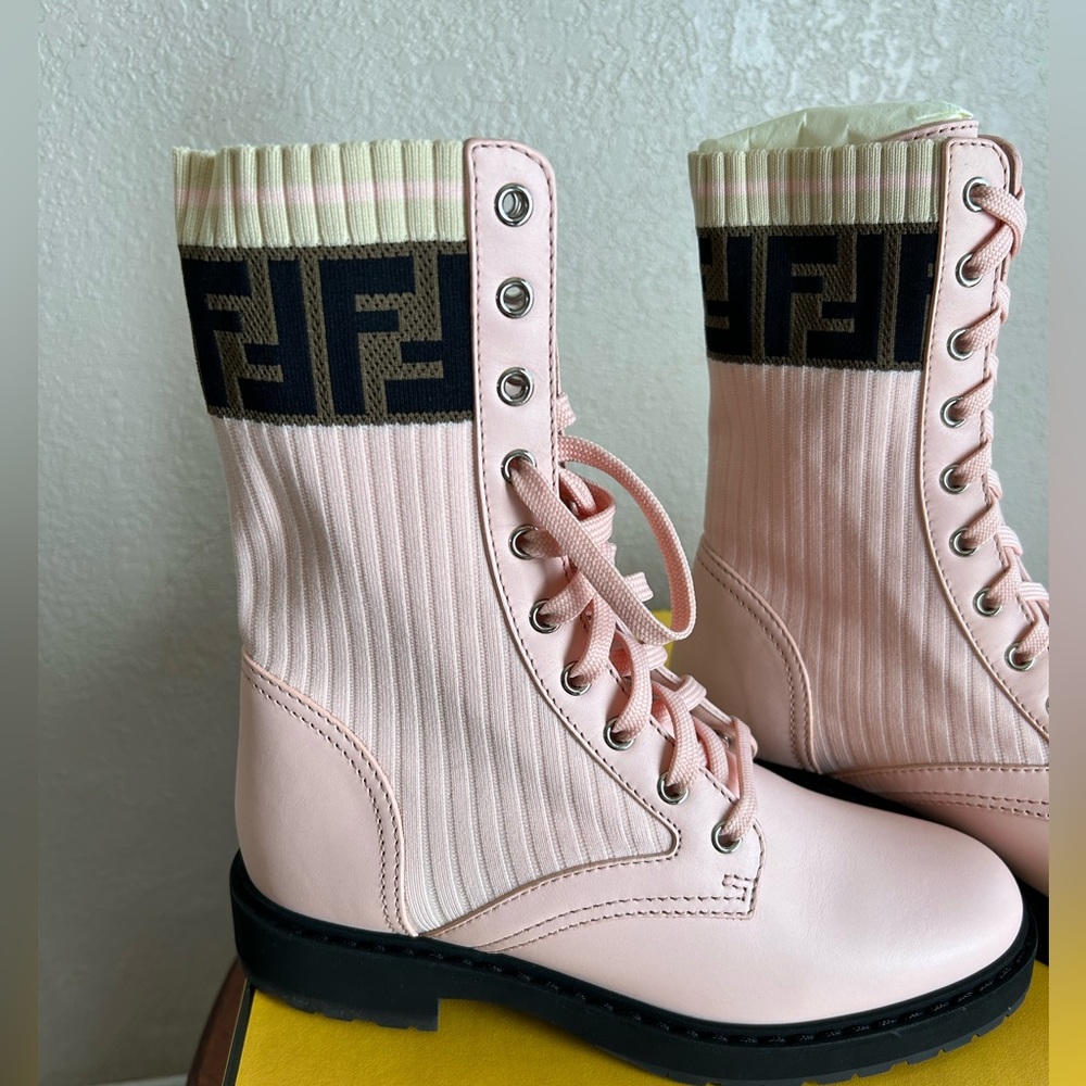 Fendi combat boots